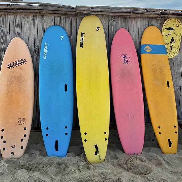 Location planche de surf en mousse à Seignosse près d'Hossegor