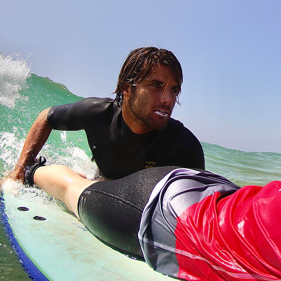 Justin Becret - Moniteur de l'équipe Natural Surf School