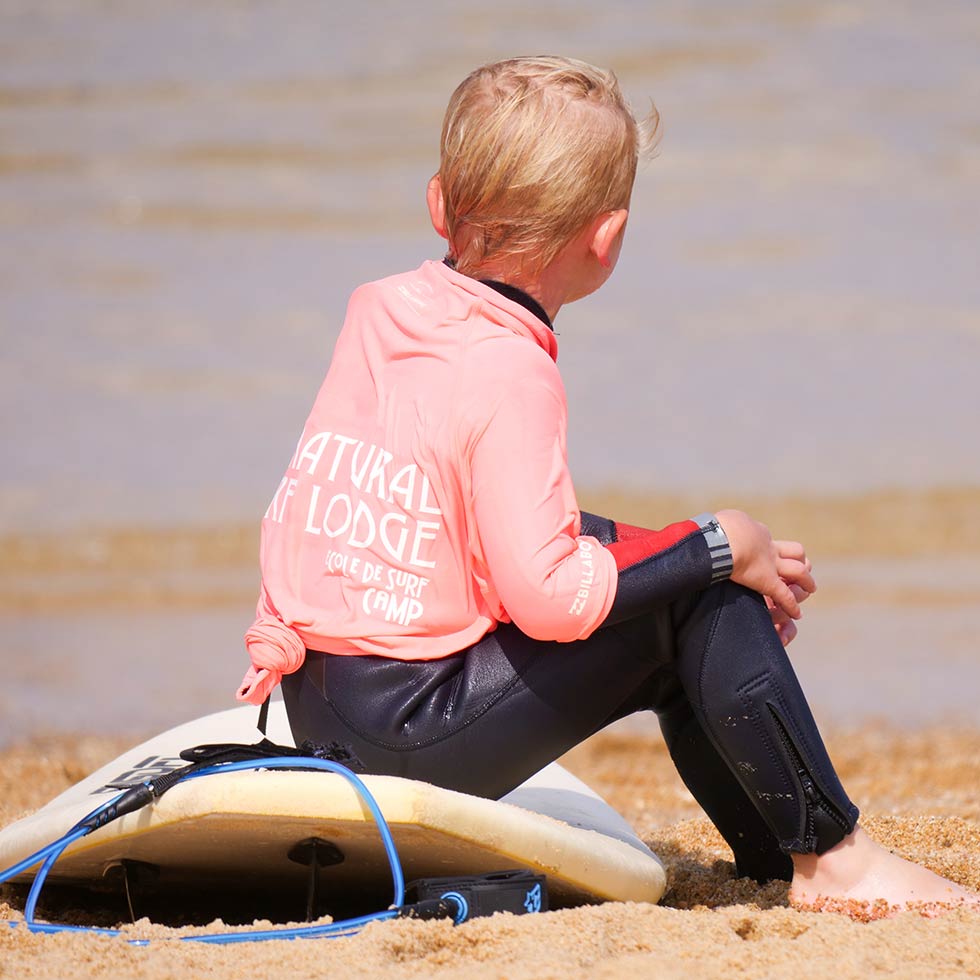 Cours de surf enfants à Seignosse