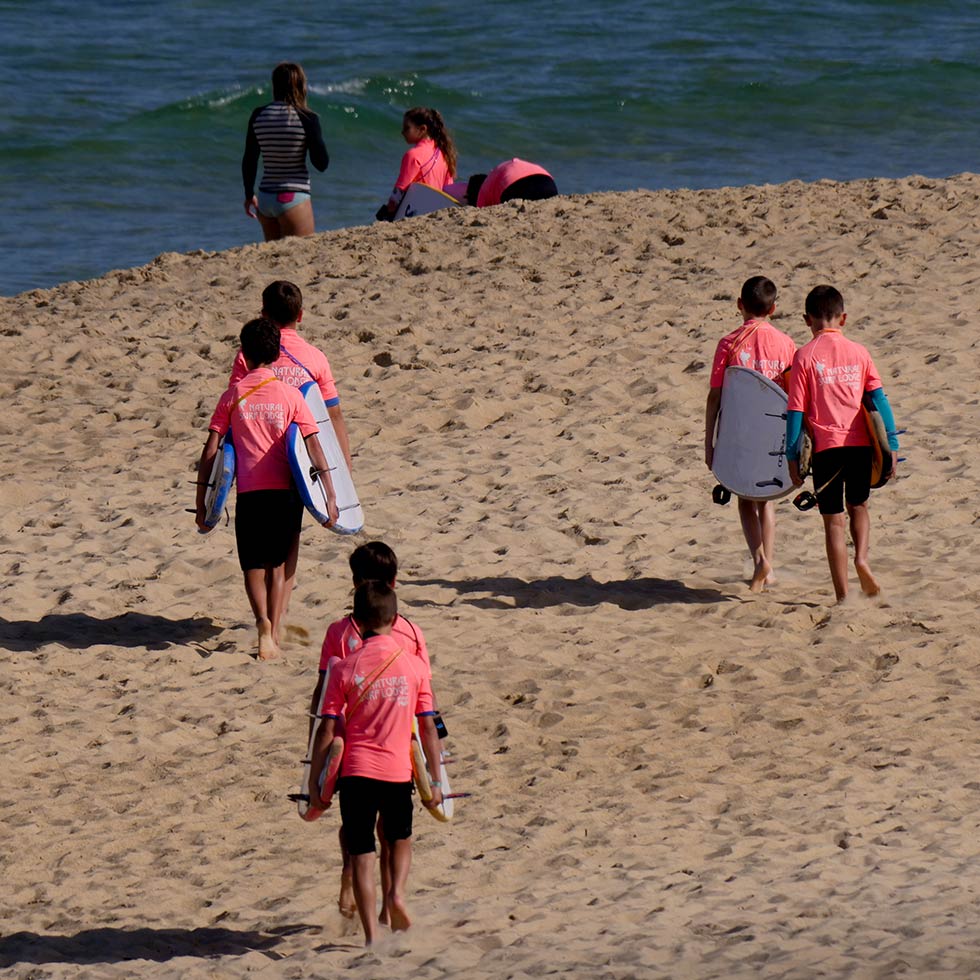 stage surf collectif enfants à Seignosse dans les Landes près d'hossegor